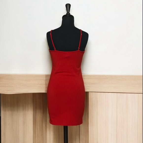 Forever 21 Vibrant Red Knit dress - Picture 2 of 3